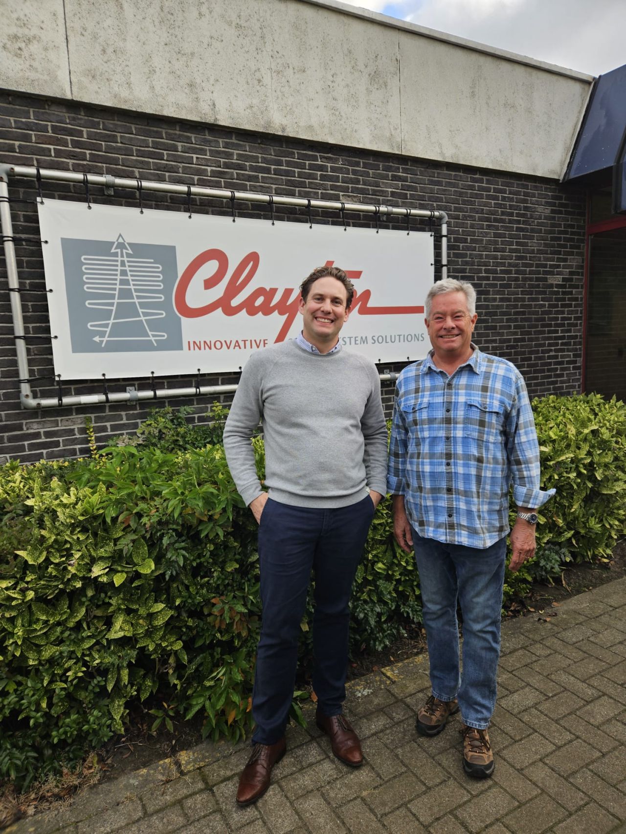 Présentation du nouveau Directeur Général de Clayton of Belgium : Levi Stenten