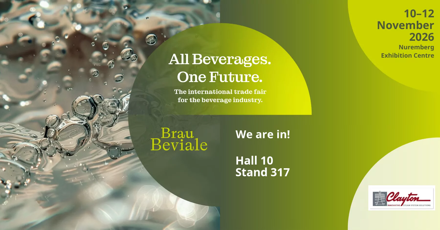 Meet Clayton at BrauBeviale 2026