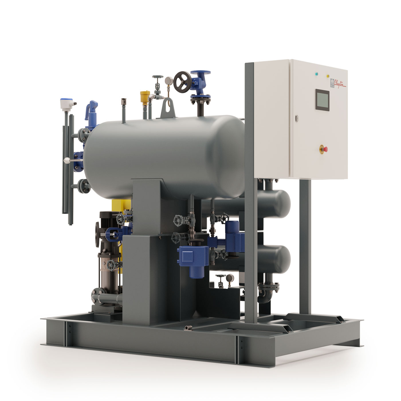 CO₂-free steam generation with electric units