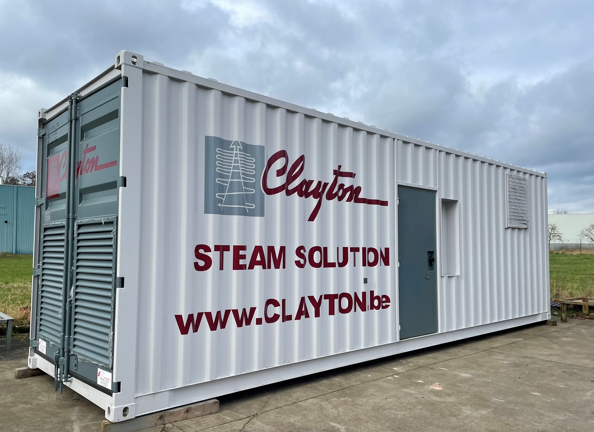 Containerised steam solution | Clayton - Clayton of Belgium