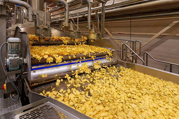 Steam in snack food production